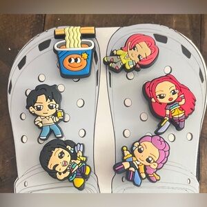Kids Shoe Croc Charms Set Cute Character Pack K-POP Demon Hunters